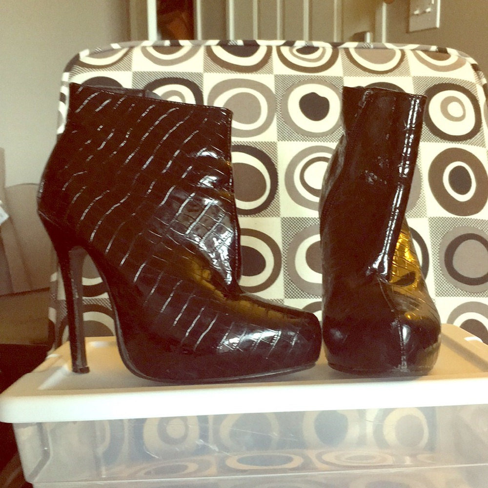 Black booties